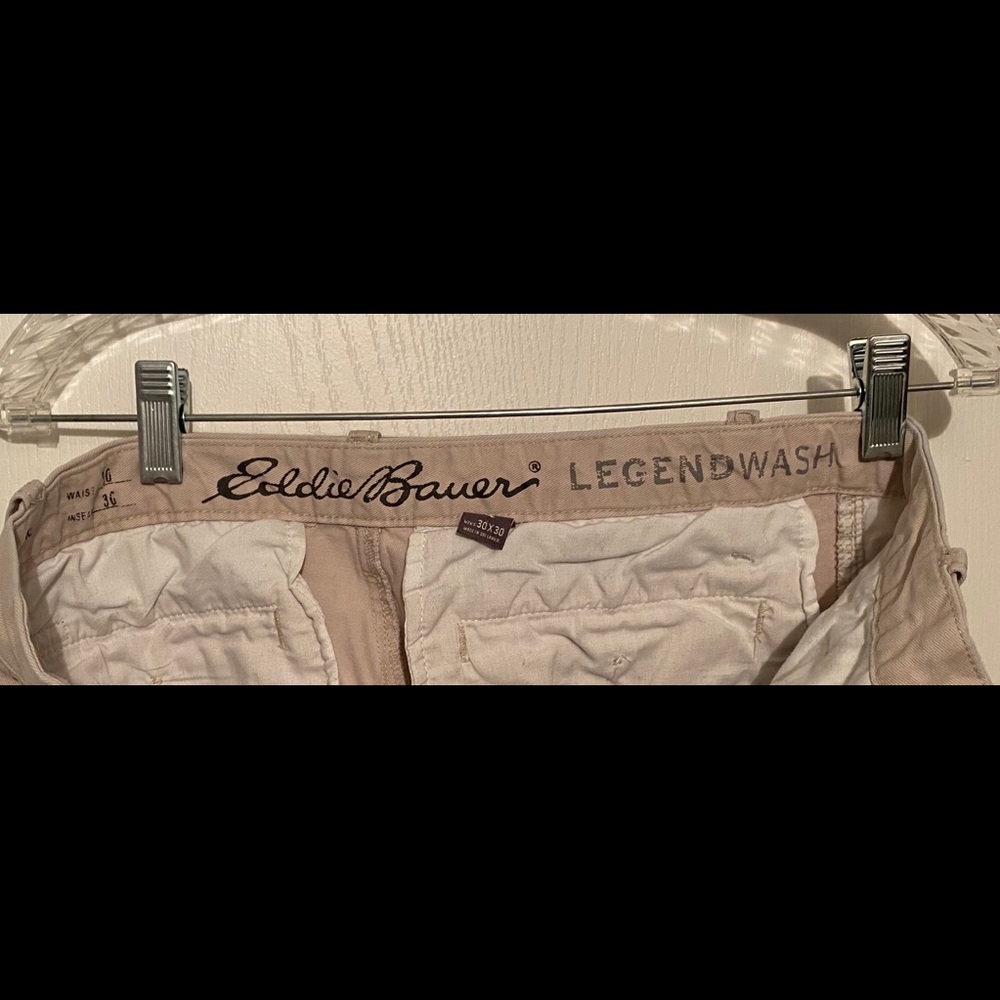Eddie Bauer legend wash chino, khaki, classic fit